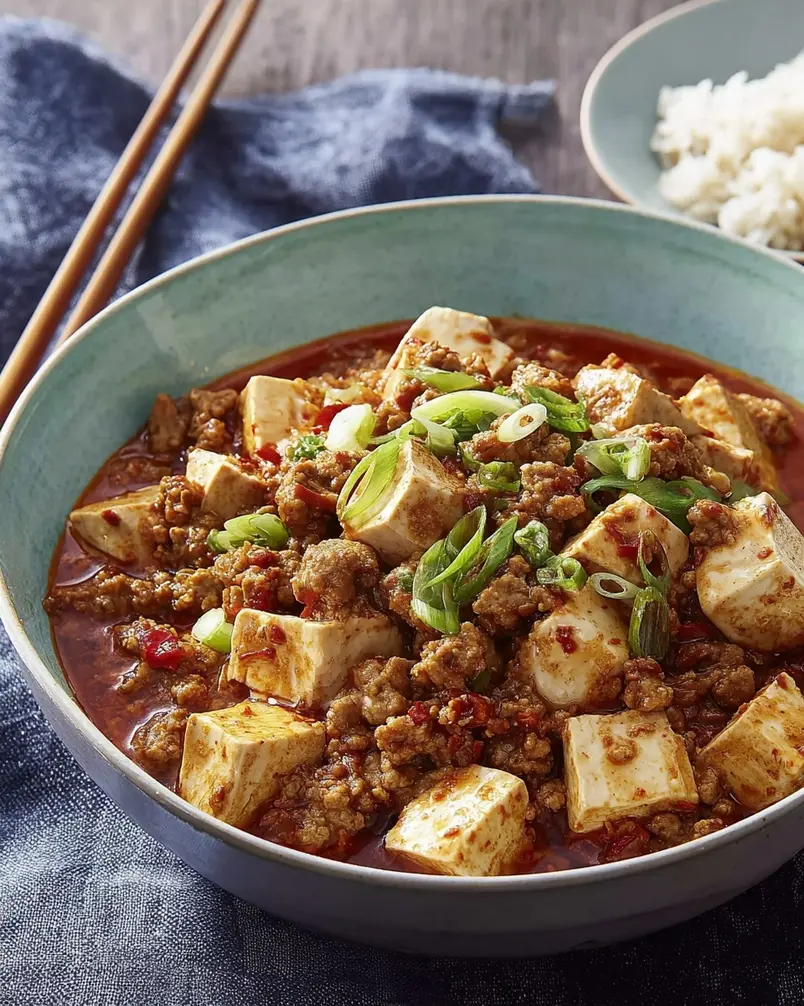Turkey Ma Po Tofu 3 Recipe preparation image