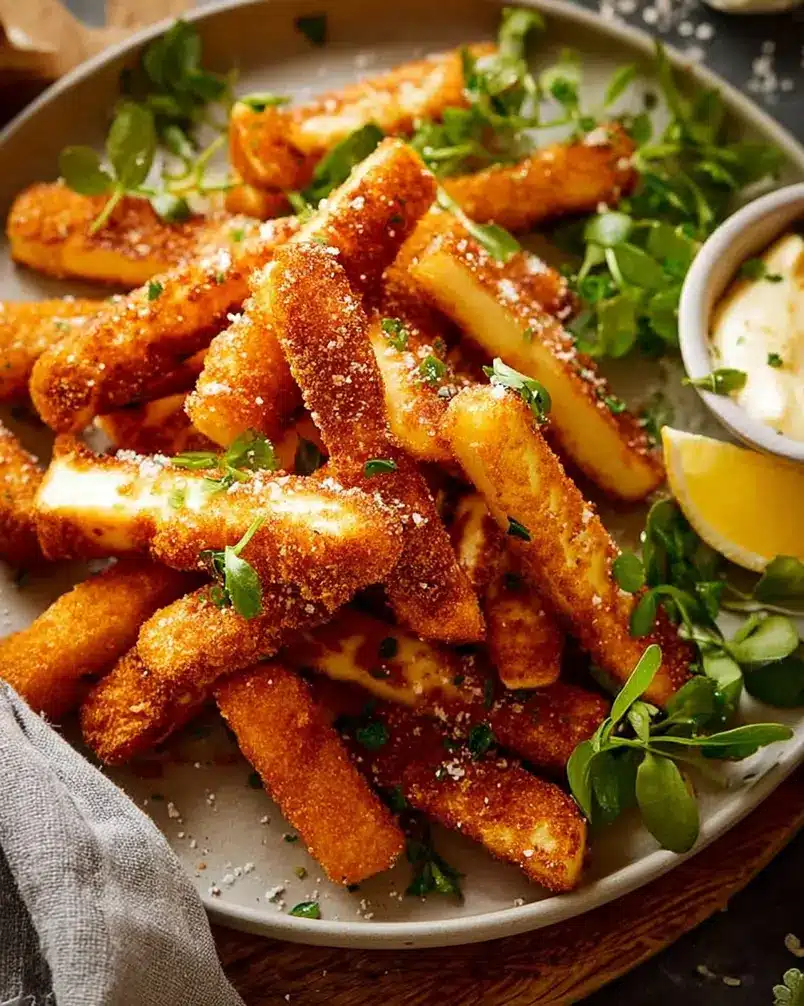 Haloumi fries
