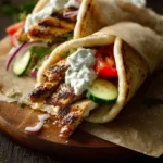 Greek Chicken Gyros recipe
