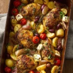 Mediterranean Baked Chicken Dinner